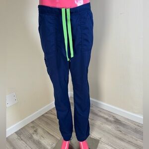 Landau ProFlex Navy Scrub Pants Women’s Small Modern Fit Stretch